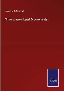 Shakespeare's Legal Acquirements