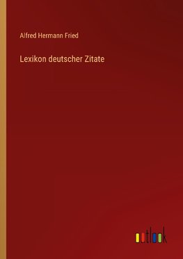 Lexikon deutscher Zitate