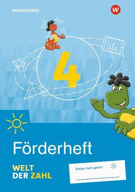 Welt der Zahl 4. Förderarbeitsheft. Allgemeine Ausgabe