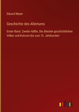 Geschichte des Altertums