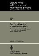 Resource Allocation and Division of Space