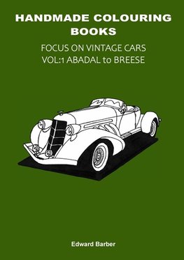 Handmade Colouring Books - Focus on Vintage Cars Vol