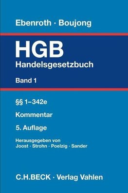 Handelsgesetzbuch  Bd. 1: §§ 1-342e