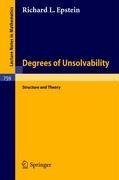 Degrees of Unsolvability