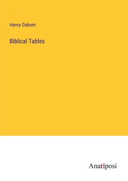 Biblical Tables