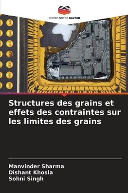 Structures des grains et effets des contraintes sur les limites des grains