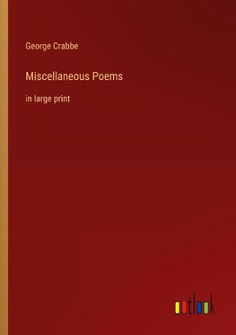 Miscellaneous Poems