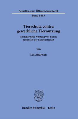 Tierschutz contra gewerbliche Tiernutzung.