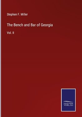 The Bench and Bar of Georgia