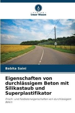 Eigenschaften von durchlässigem Beton mit Silikastaub und Superplastifikator