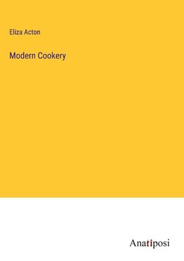 Modern Cookery