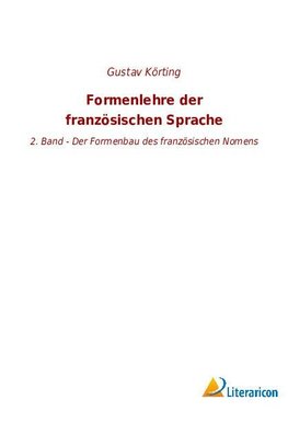 Formenlehre der französischen Sprache