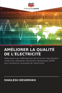 AMÉLIORER LA QUALITÉ DE L'ÉLECTRICITÉ