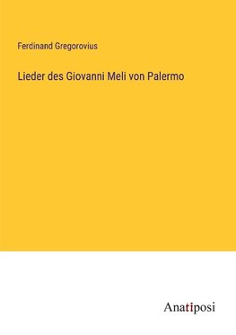 Lieder des Giovanni Meli von Palermo