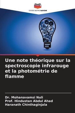 Une note théorique sur la spectroscopie infrarouge et la photométrie de flamme