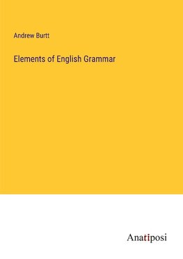 Elements of English Grammar