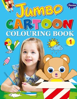 Jumbo Cartoon Colouring Book-1