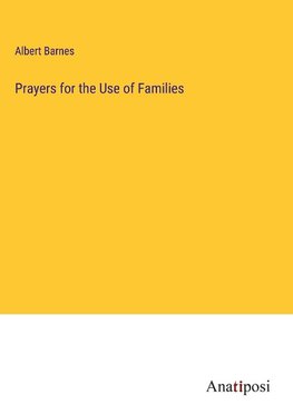 Prayers for the Use of Families