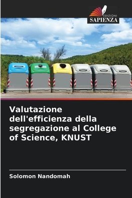 Valutazione dell'efficienza della segregazione al College of Science, KNUST