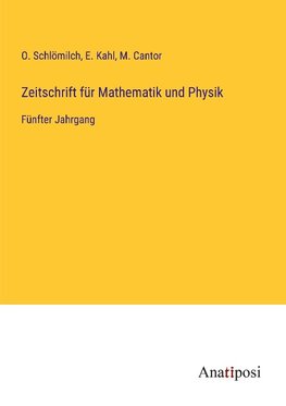 Zeitschrift für Mathematik und Physik