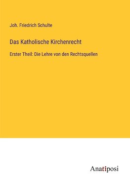 Das Katholische Kirchenrecht