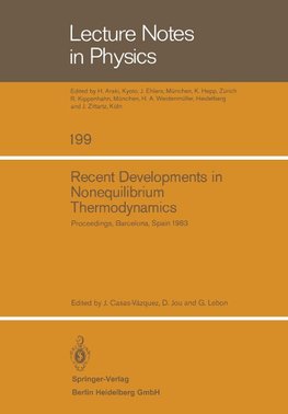 Recent Developments in Nonequilibrium Thermodynamics