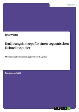 Ernährungskonzept für einen vegetarischen Eishockeyspieler