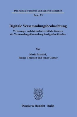 Digitale Versammlungsbeobachtung.