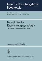 Fortschritte der Experimentalpsychologie