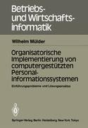 Organisatorische Implementierung von computergestützten Personalinformationssystemen