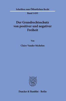 Der Grundrechtsschutz von positiver und negativer Freiheit.