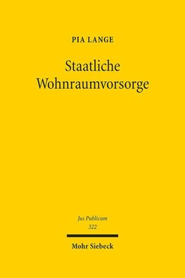 Staatliche Wohnraumvorsorge