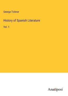 History of Spanish Literature