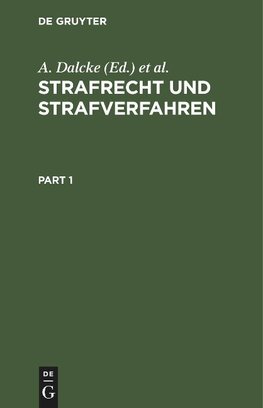 Strafrecht und Strafverfahren