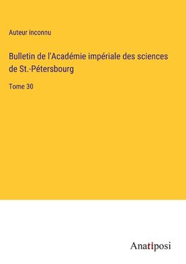 Bulletin de l'Acade¿mie impe¿riale des sciences de St.-Pe¿tersbourg