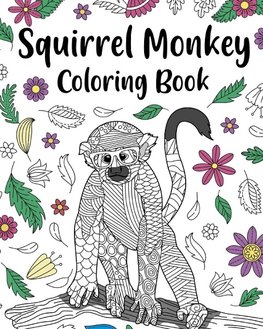 Squirrel Monkey Coloring Book