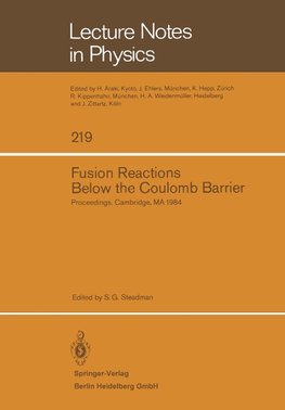 Fusion Reactions Below the Coulomb Barrier