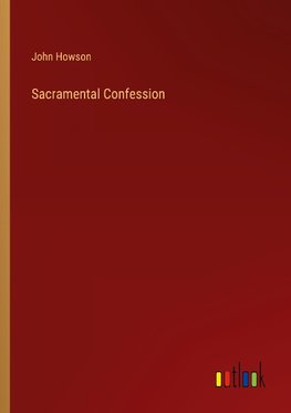 Sacramental Confession