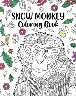 Snow Monkey Coloring Book