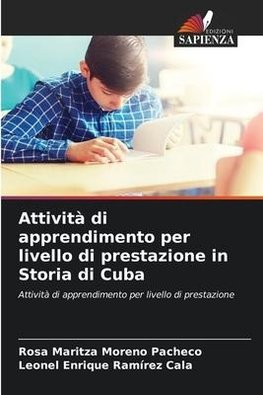 Attività di apprendimento per livello di prestazione in Storia di Cuba