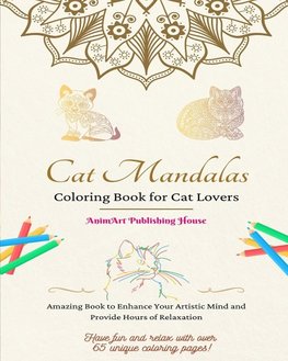 Cat Mandalas | Coloring Book for Cat Lovers | Unique and Cute Kitty Mandalas to Foster Creativity | Ideal Gift for All