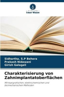 Charakterisierung von Zahnimplantatoberflächen