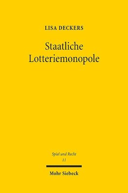 Staatliche Lotteriemonopole