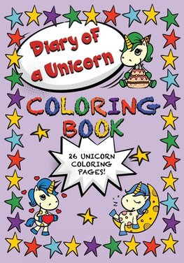 Diary of a Unicorn Coloring Book