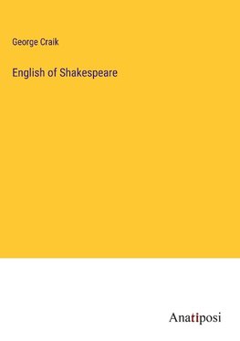 English of Shakespeare