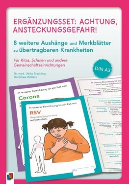 Achtung, Ansteckungsgefahr!  Weitere Aushänge und Merkblätter zu übertragbaren Krankheiten