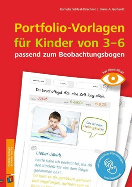 Portfolio-Vorlagen für Kinder von 36 - passend zum Beobachtungsbogen