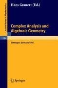 Complex Analysis and Algebraic Geometry