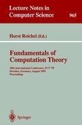 Fundamentals of Computation Theory