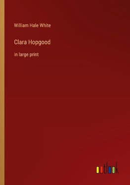 Clara Hopgood